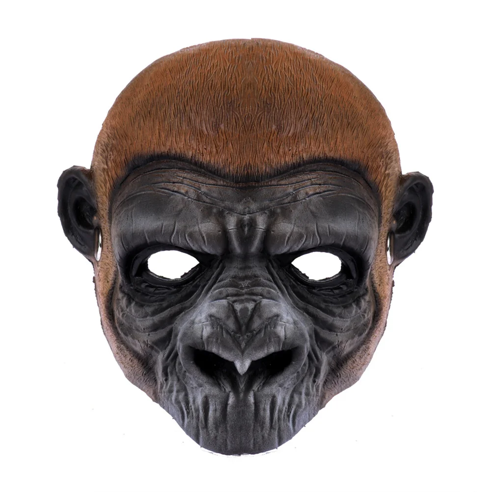 Halloween Gorilla Mask Novelty Monkey Orangutan Chimp Masks Funny Party Masquerade Mask Full Head Animal Mask Halloween Costume