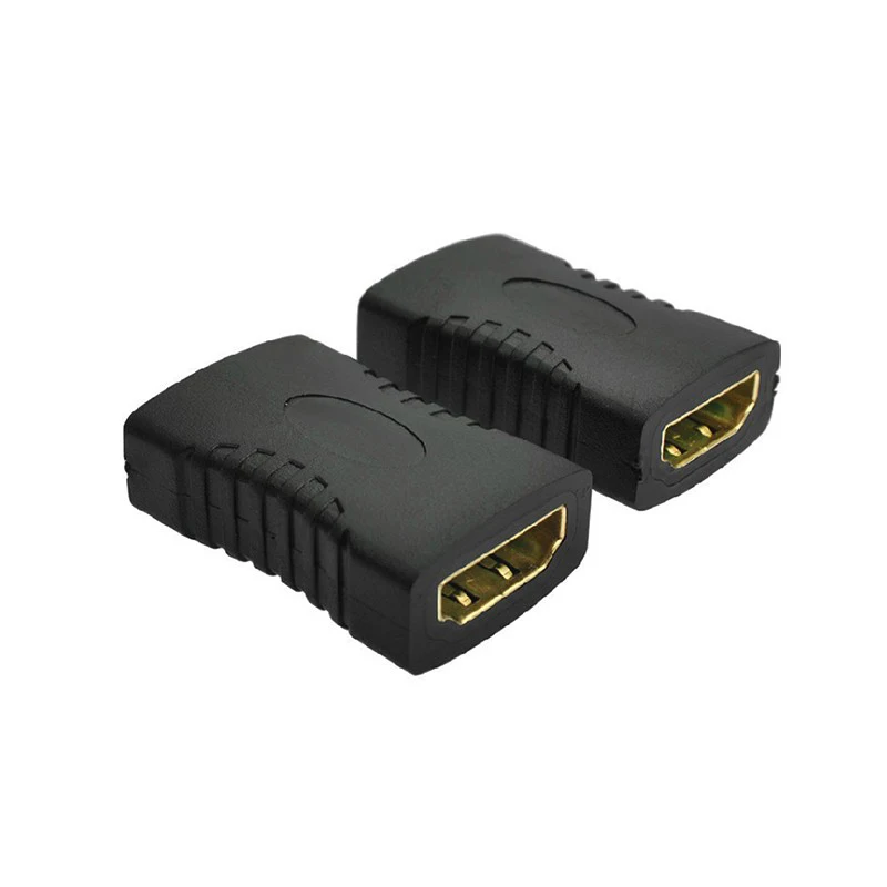 1/2/5Pcs HDMI-compatible Female to HDMI-compatible Female Connector Extender Cable Cord Extension Adapter Converter 1080P hdmi extender
