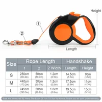 3M/5M/8M Automatic Retractable Reflective Dog Leashes Traction Rope Dogs Cat Walking Pet Leash Lead Automatic Extending 5
