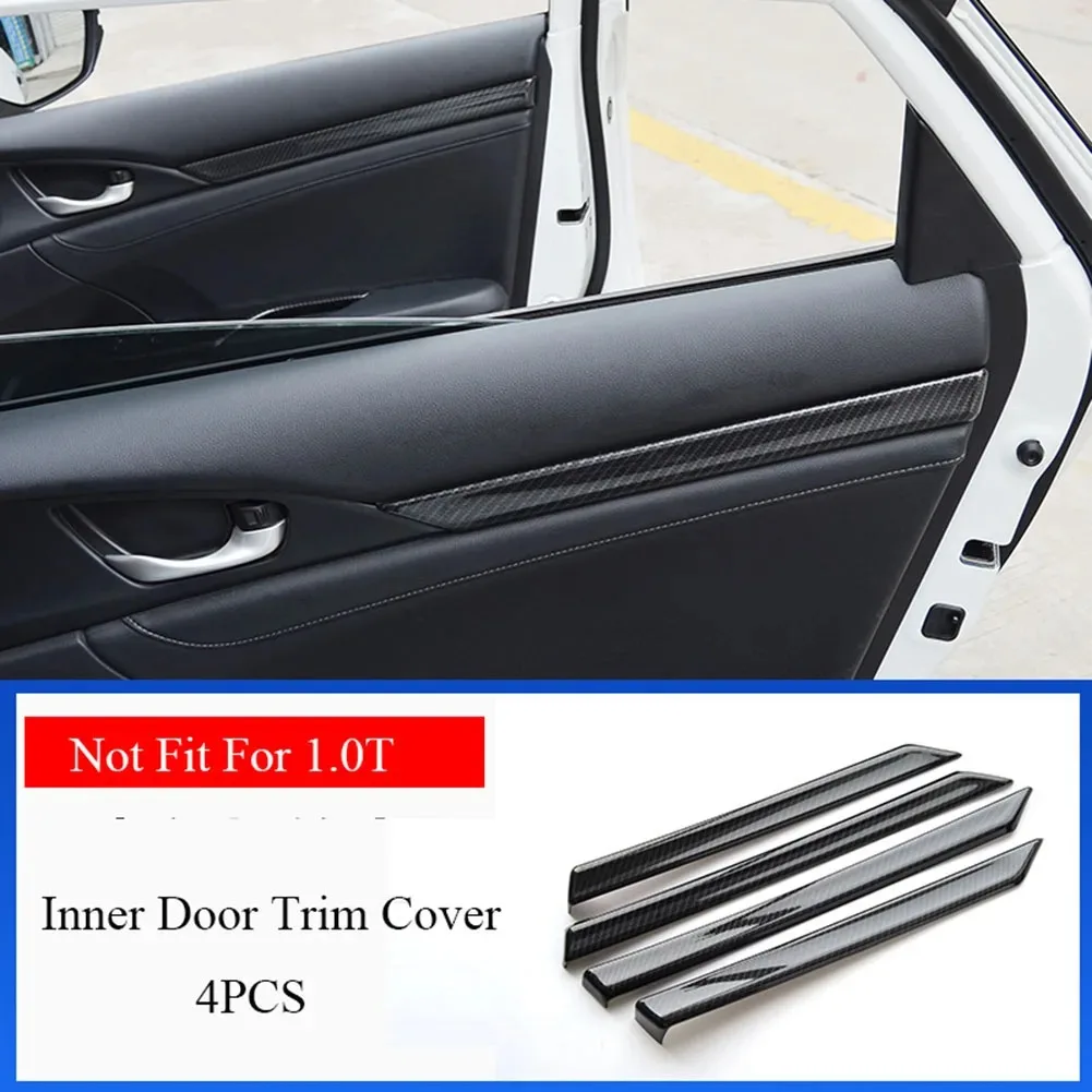 ABS Car Center Console Cover Handle Sticker Meter Gear Panel Moulding Trim  For Honda Civic 2016 2017 2018 2019 - AliExpress