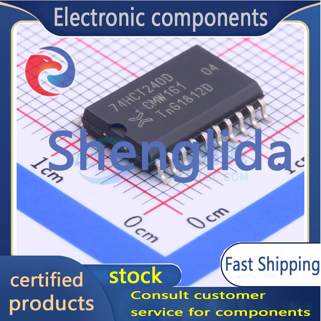 

74HCT240D, 653 package SOIC-20_ 1 new stock of 300mil buffer/driver