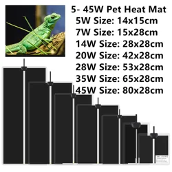 Adjustable Temperature Waterproof Heating Pad for Plants, Reptiles, and Seedlings