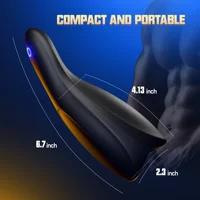 Penis Vibrator Eichel Trainer für Männer Zunge Lecken Penis Massagegerät Männlicher Masturbator Vibrierende Eichel Vibratoren Erwachsene Sex Spielzeug 2