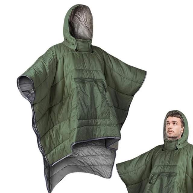 Cotton Sleeping Bag Coat Waterproof Insulation Blanket Portable Quilt Down  Jacket Cloak Hike Camping Equipment - AliExpress