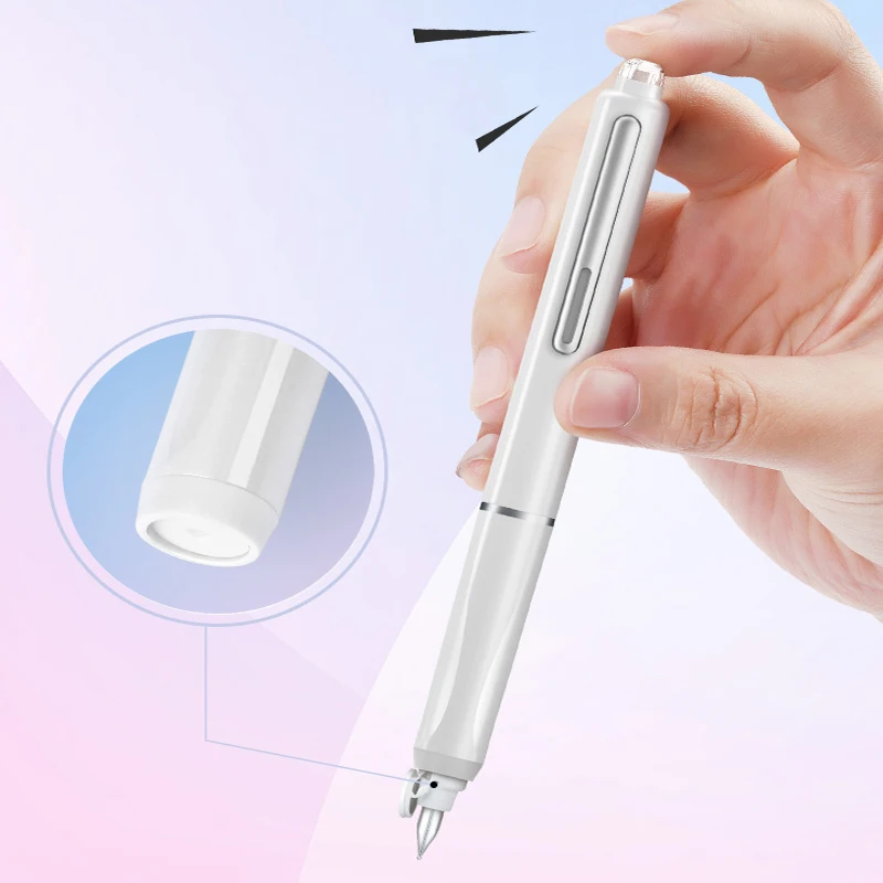 Creative Sealed Press Fountain Pen Automatic Press Student Writing