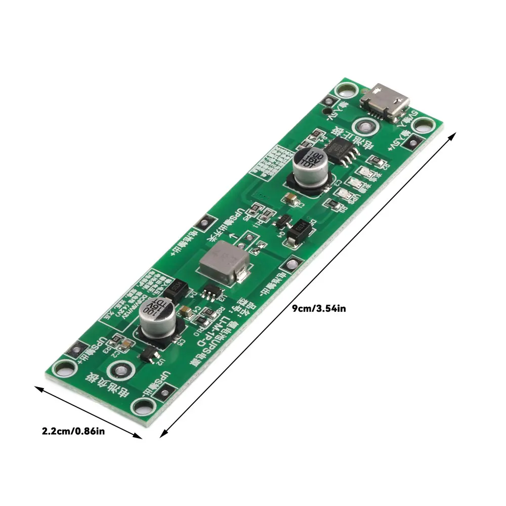 Uninterruptible Power Supply, Portable Ups-5V Micro USB 18650 Lithium Battery Charger UPS Voltage Converter