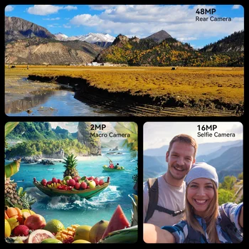 Cubot KingKong ES Ultra-thin Rugged Android Smartphone, 16GB RAM(6GB+10GB), 128GB ROM, 6.56 4