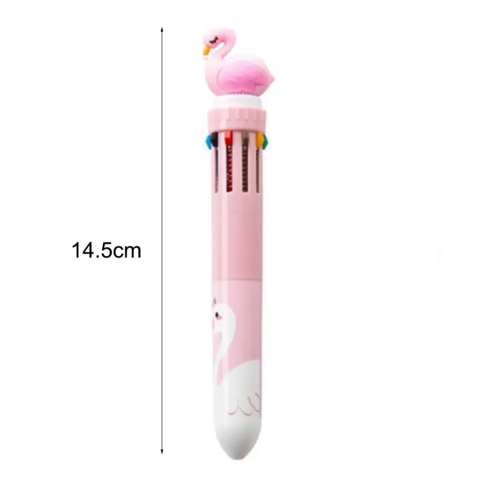 Рисунок 6 - 10 в 1 разноцветная шариковая ручка с 3D Фламинго 0