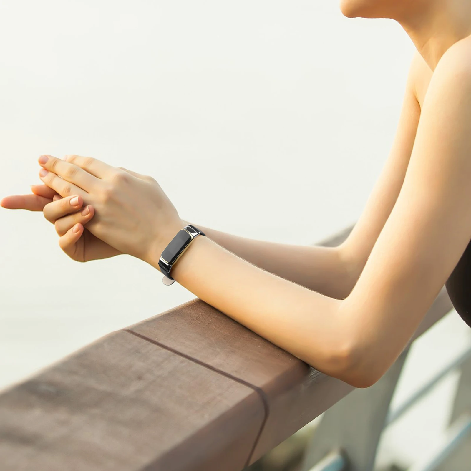 Genuine Leather Adjustable Replacement Wristband