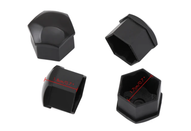 20Pcs 19mm Wheel Nut Caps For Vauxhall Astra, Mokka, Insignia B – Black Plastic Covers With Tool