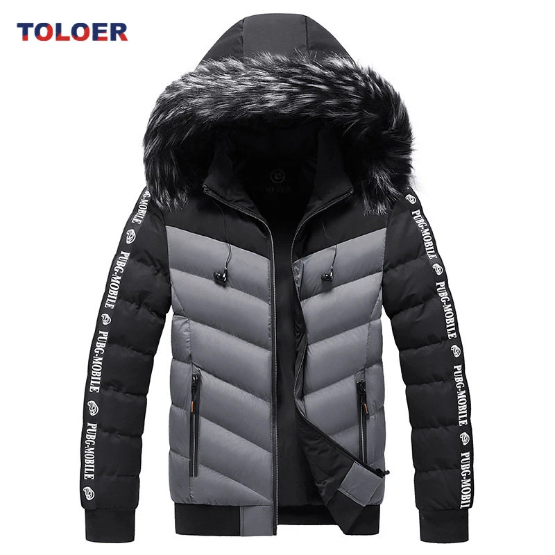 sigaar bout Ga naar beneden Winter Warm Mannen Hooded Parka Jas Jas Mens Bontkraag Capuchon Dikke  Fleece Parka Man Bovenkleding Winddicht Donsjack Jassen| | - AliExpress