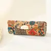 Patterned Jewelry Box Stylish Lipstick Storage Box Natual Cork Retro Style Portable Travel Jewelry Storage Mini Lipstick Case 6