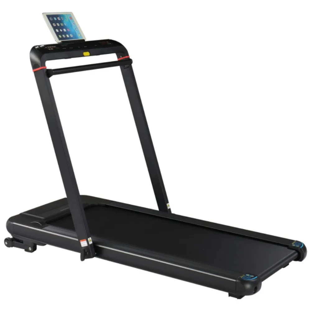 

treadmill, 735W, 110V, black, Shock Absorption, Fitness & Body Building, Ergonomic design on handles,Treadmills