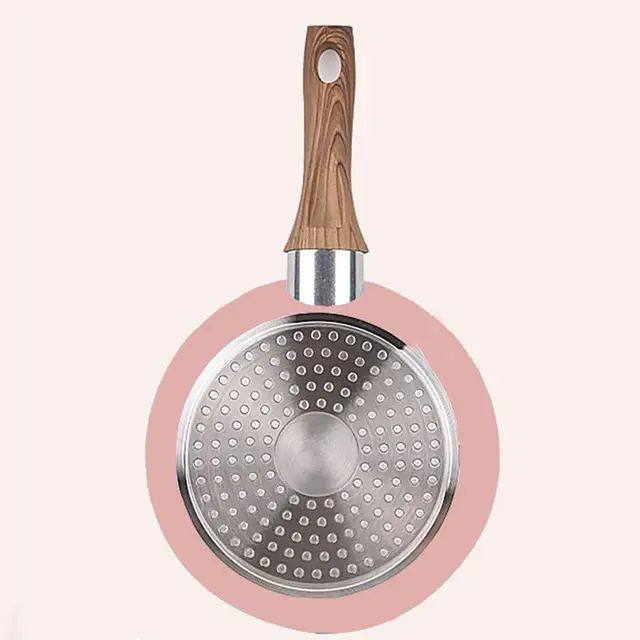 Padella antiaderente Mini Uovo Fritto Riso Fiamma Aperta Bistecca di Induzione Universale Fornello Resistente All'usura Pentola di Pietra Multi-funzione R2U8 1