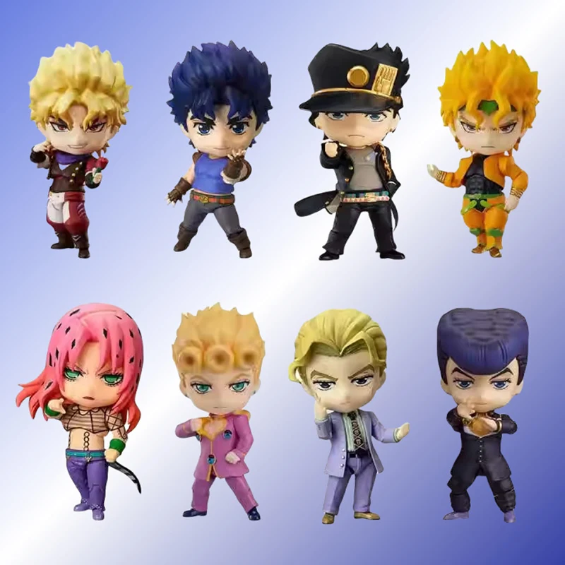 JoJo's Bizarre Adventure Nendoroid Q Version Figures - Anime Collectible Desktop Decor