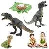 4pcs Simulation Animal Dinosaur Life Model Action Dinosaur Growth Cycle Animal PVC Toy Figures Teaching Tools Kid Baby Gift 1