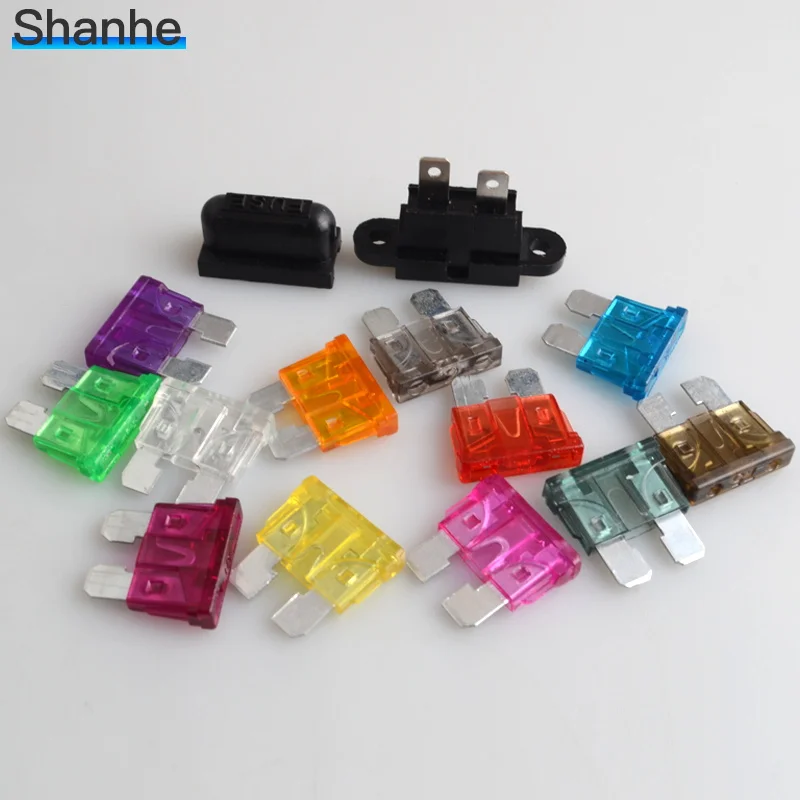Middle Car Fuse Holder Anti Fire and Waterproof Fuses Box with Medium Auto Fuse