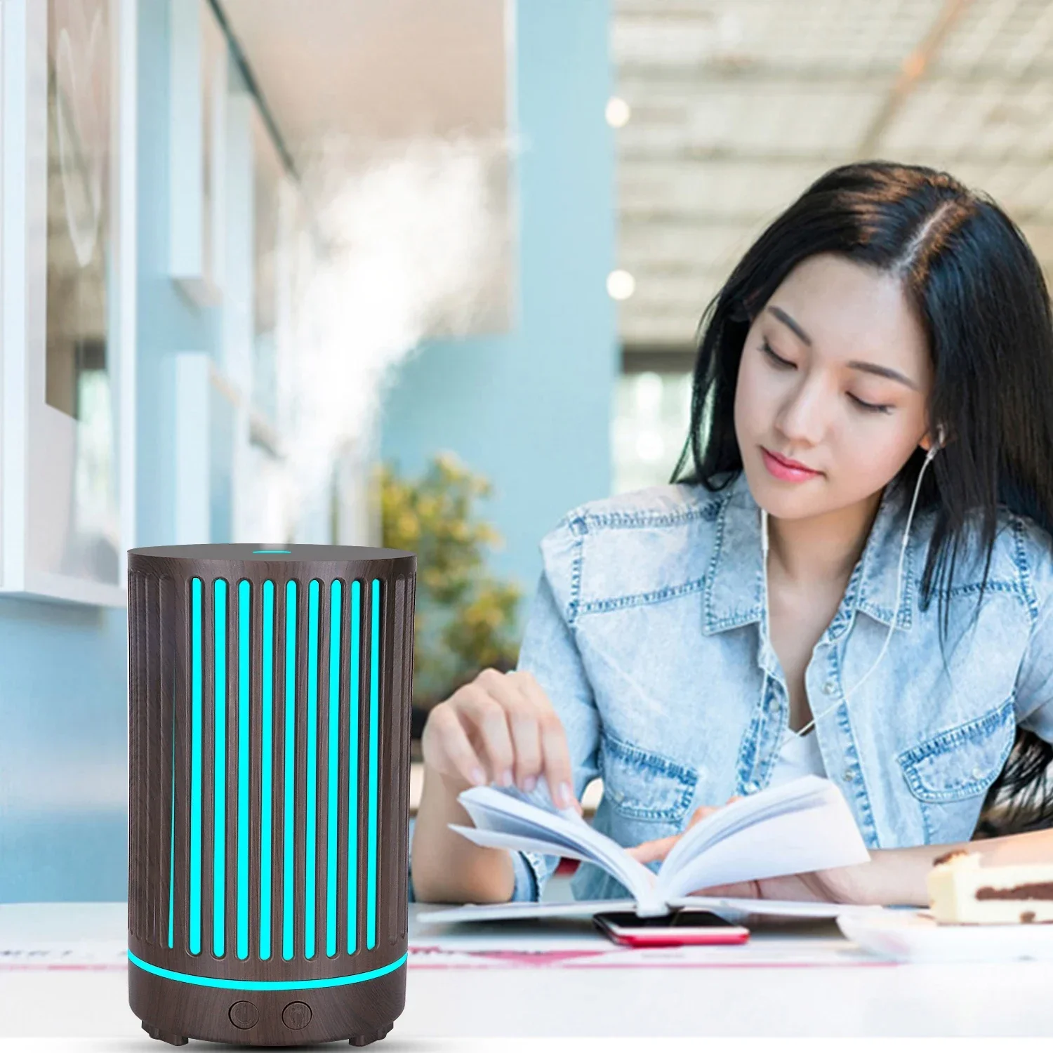 Smart TUYA APP Control 400ml Aroma Essential Oil Diffuser Humidifier Aromatherapy Machine Air Fresher_voghion.com