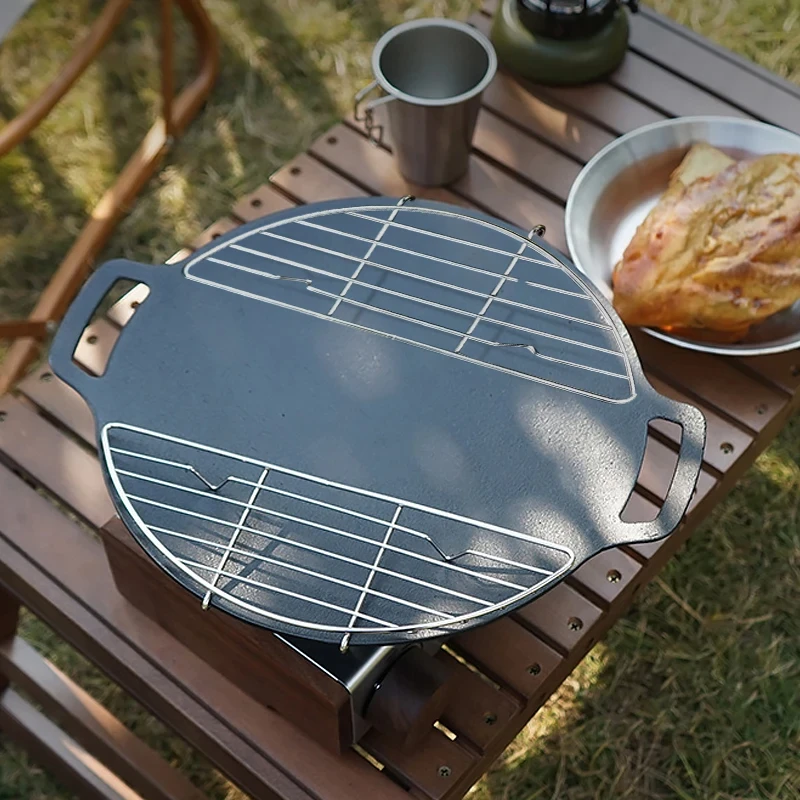 Outdoor Barbecue Net Stainless Steel Camping