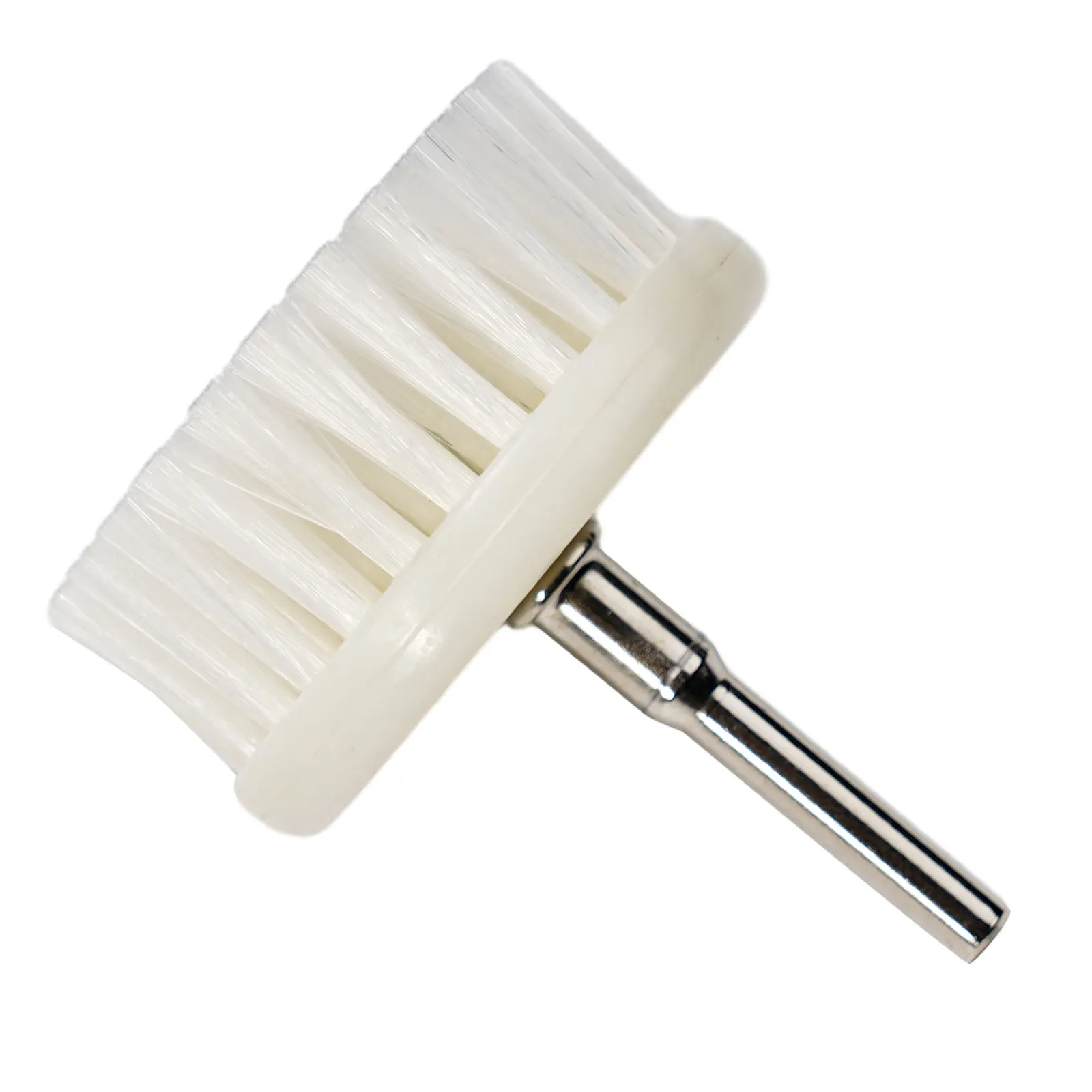 Brush Head Soft Drill Powered Brush Indoor White Metal 1 Pcs Cleaning 6mm Shank Diameter Nanowire Plastic For Carpet
