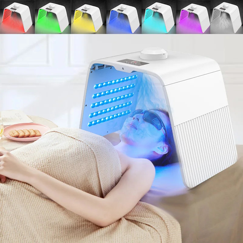 New 7 In 1 Color LED Face Mask Equipment Face SPA Facial Device Skin Rejuvenation Light Facial Body Beauty Machine For Skin Care