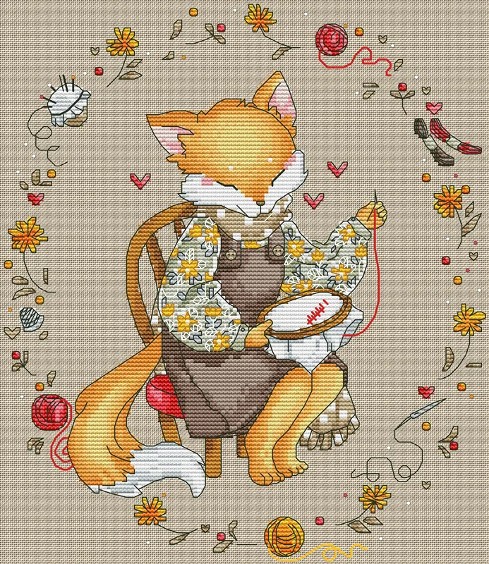 Kreuzstich-Set, Stich, Kreuzstich, DIY-Kreuzstich-Set, Weihnachten, Stickerei, komplettes Set, Handarbeit, Nadel 14 CT, 1, 22