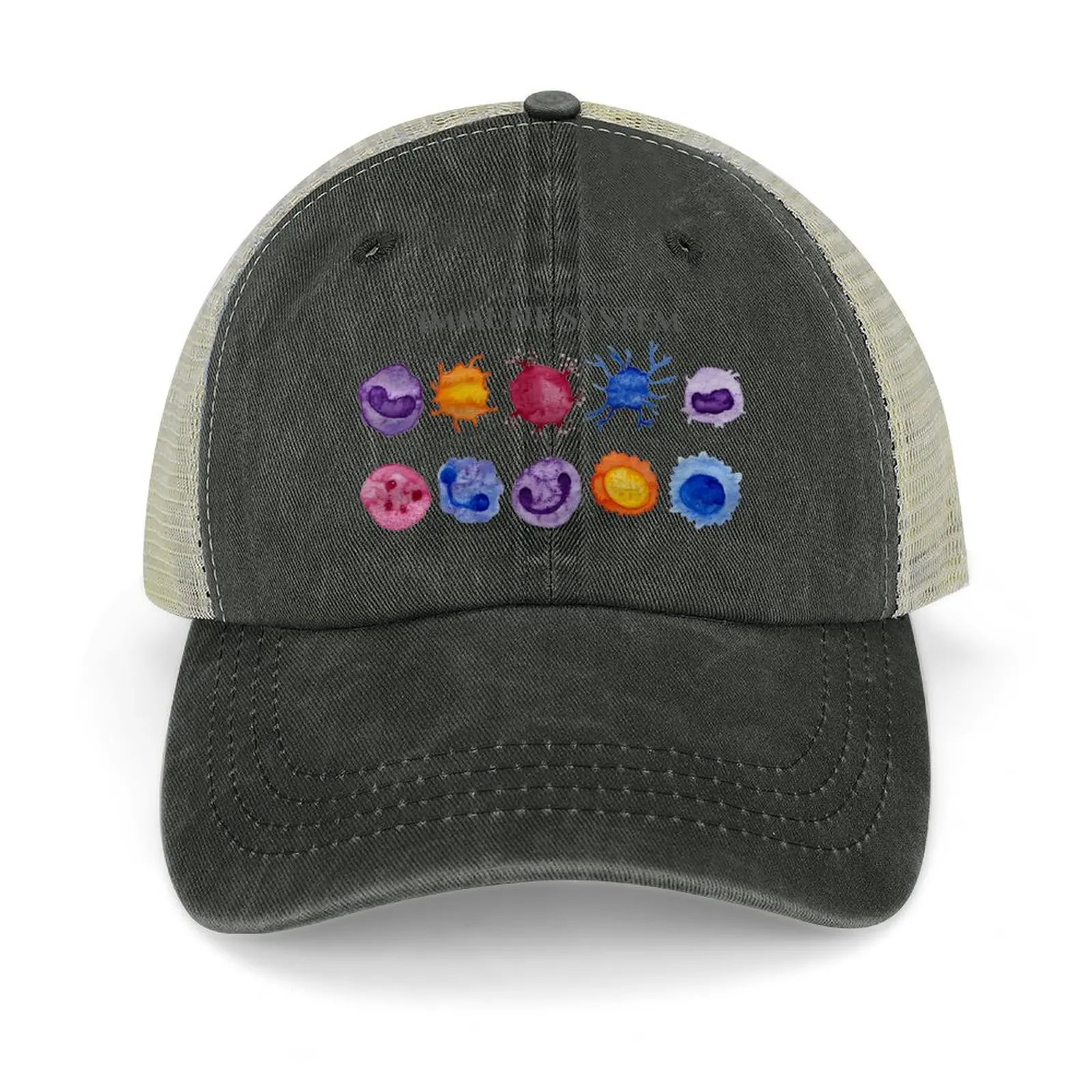 

Cells of the Immune System Cowboy Hat cute Brand Man cap Rave |-F-| Mens Caps Women's