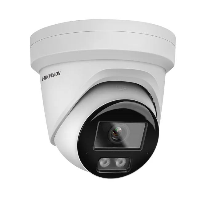 Hikvision 4MP IP Camera DS-2CD2347G3-LI2UY Smart Hybrid Light ColorVu Built-in Dual Mic 4K 24/7 Colorful Turret Network Camera 3