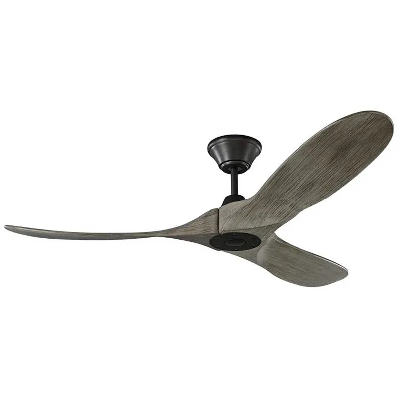 52 60"Light Gray Oak Blades Ceiling Fans with Remote Control DC Motor 6speeds Ventiladores De Techo Con Luces