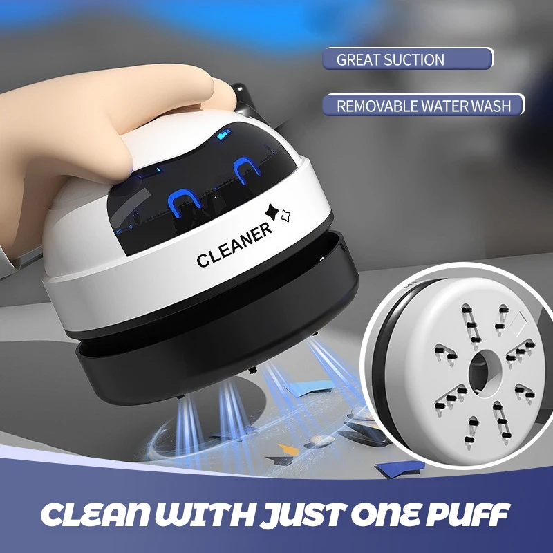 Desktop Vacuum Cleaner Mini Wireless Cleaner Student Stationery Gift Home Portable Rechargeable Desktop Cleaner 3