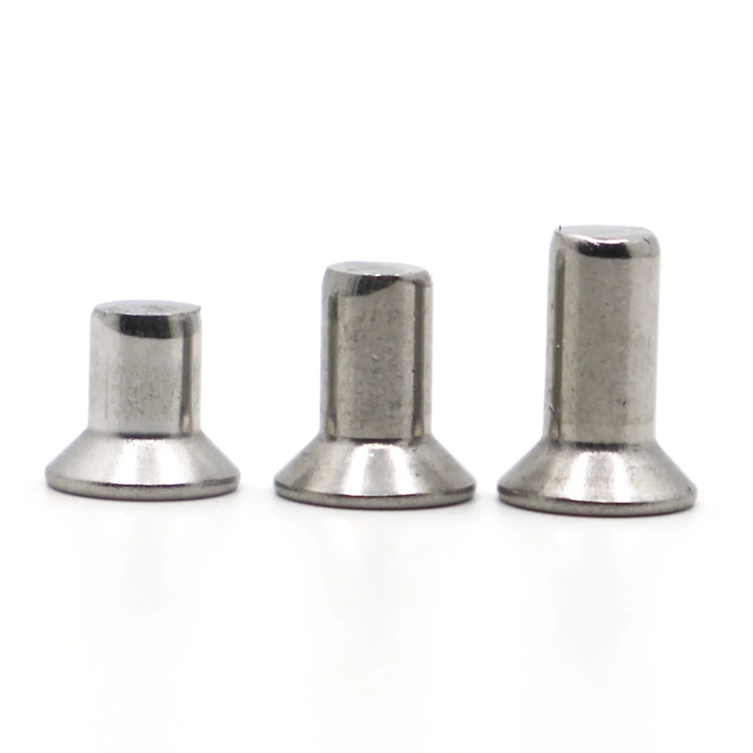 5-50pcs M2-M6 GB869 304 Stainless Steel Flat Countersunk Head Solid Rivet Self Plugging rivets and fasteners,rivets and screws