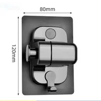 360° Adjustable Shower Head Holder Wall Mounted Shower Holder Self-Adhesive Showerhead Handheld Bracket Bathroom Accessories 6