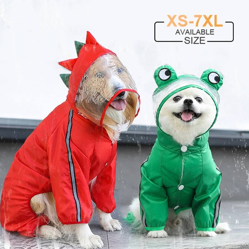 Dog Raincoat Waterproof and Reflective