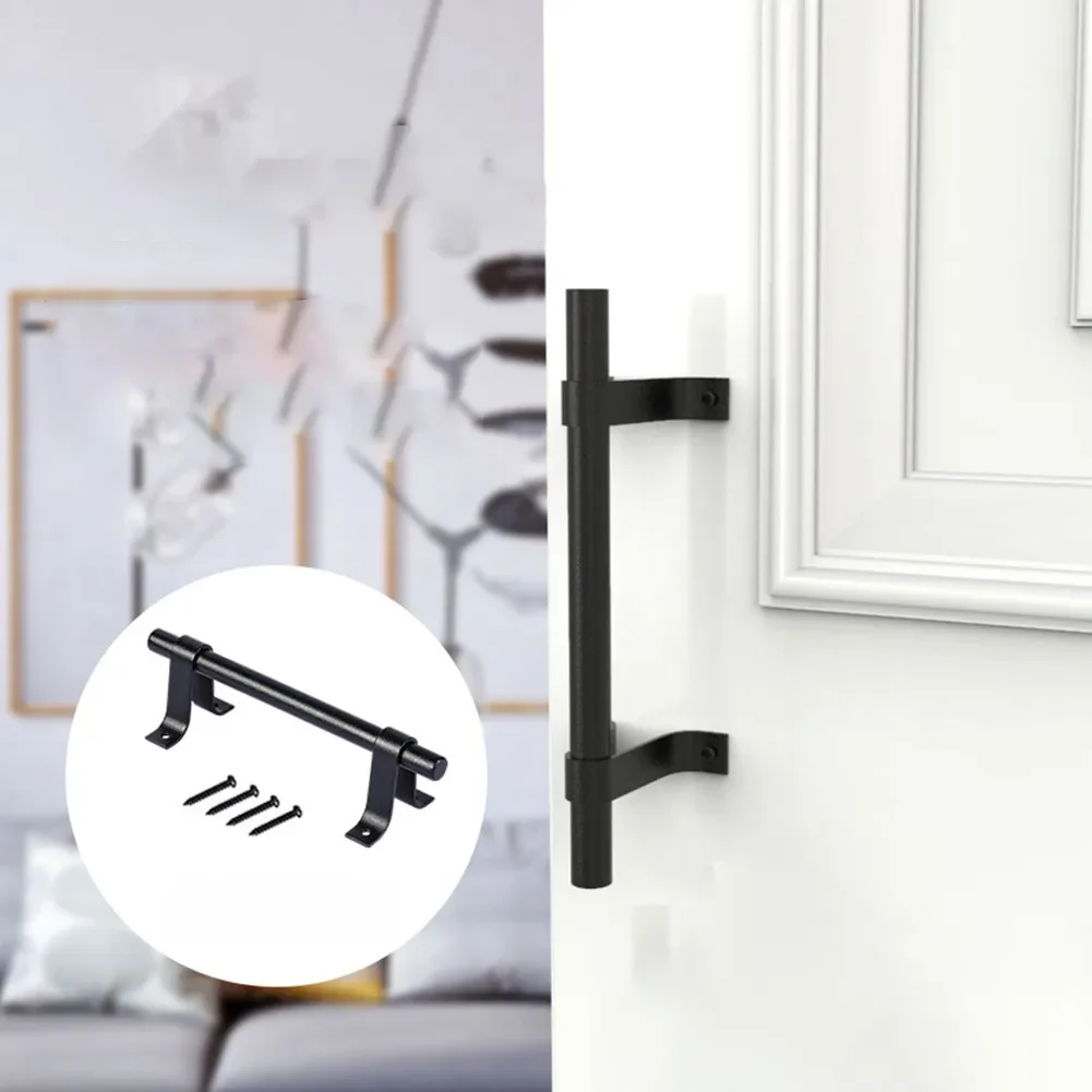 2 Maniglie Per Porta Scorrevole Nere - Per Porte Di Fienile, Armadi E Bagno - Foto 6