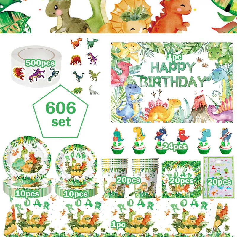 Dinosaur Birthday Set 2