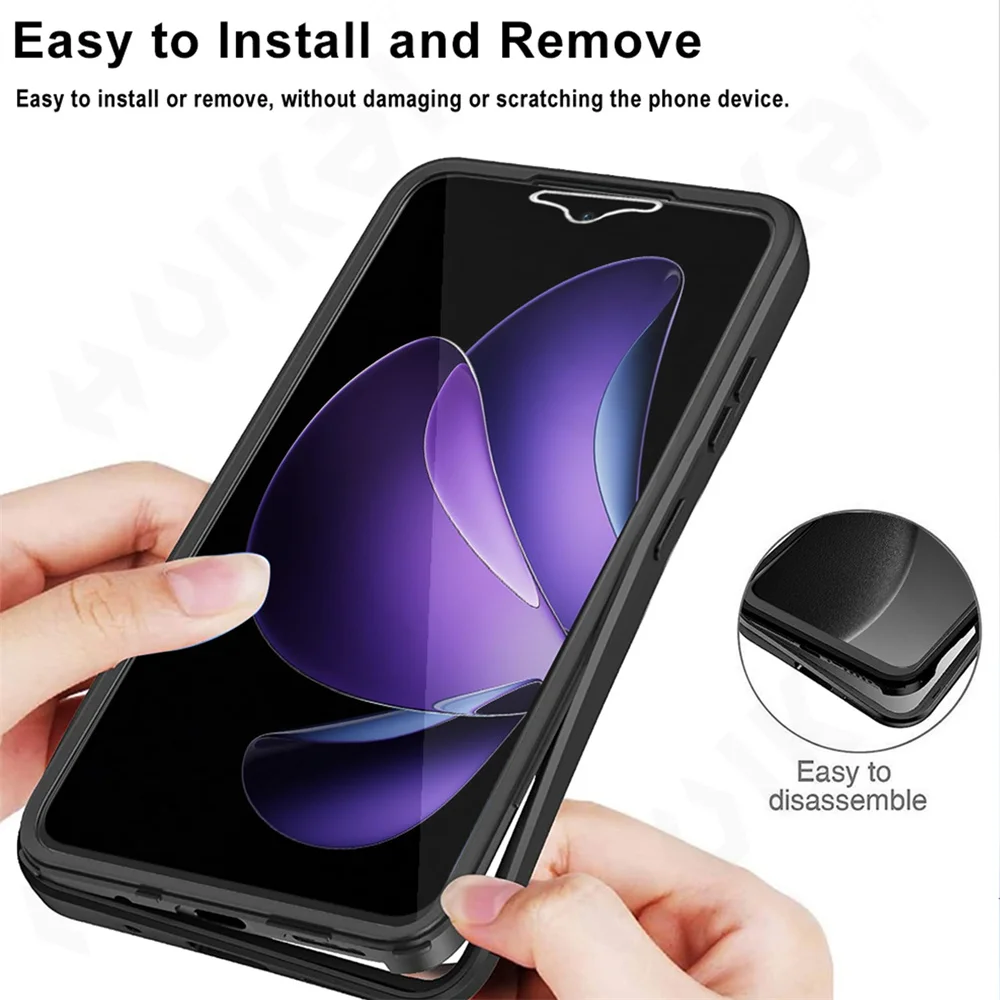 Shockproof Silicone 360° Protection Phone Case