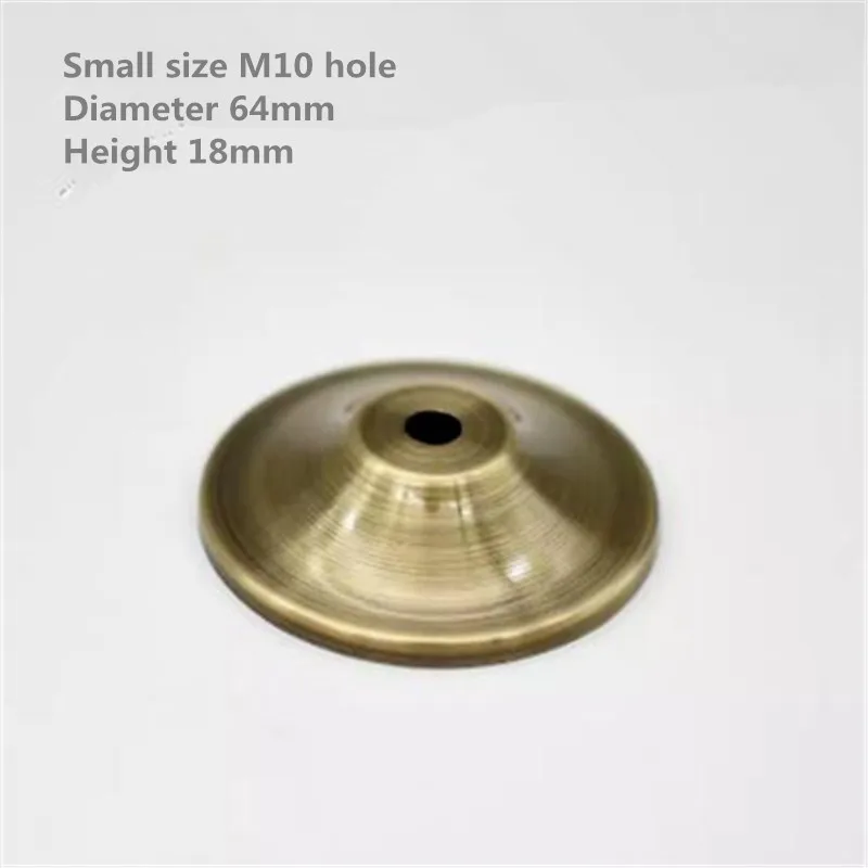 M10 Metal Claw Circular screw mouth ceramic desk lamp bottle cap I-shaped piece lamp head fixing accessories DIY Lighting Cover