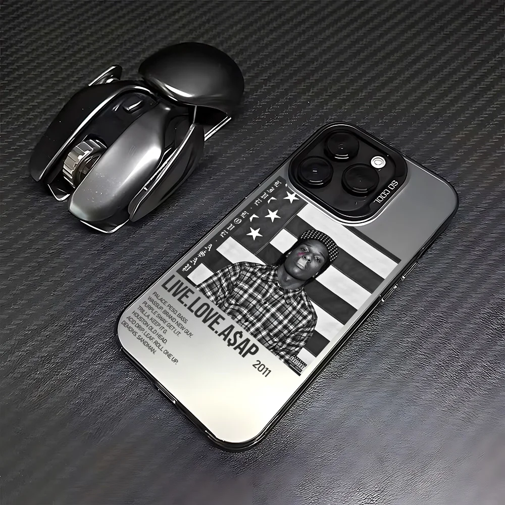 Heißer Rapper A-ASAP Rocky Telefon Fall Für IPhone 17 16e 16 15 14 13 12 11 Mini Pro Max X XR 8 7 Air Plus Anti Fall Matte Zurück Abdeckung