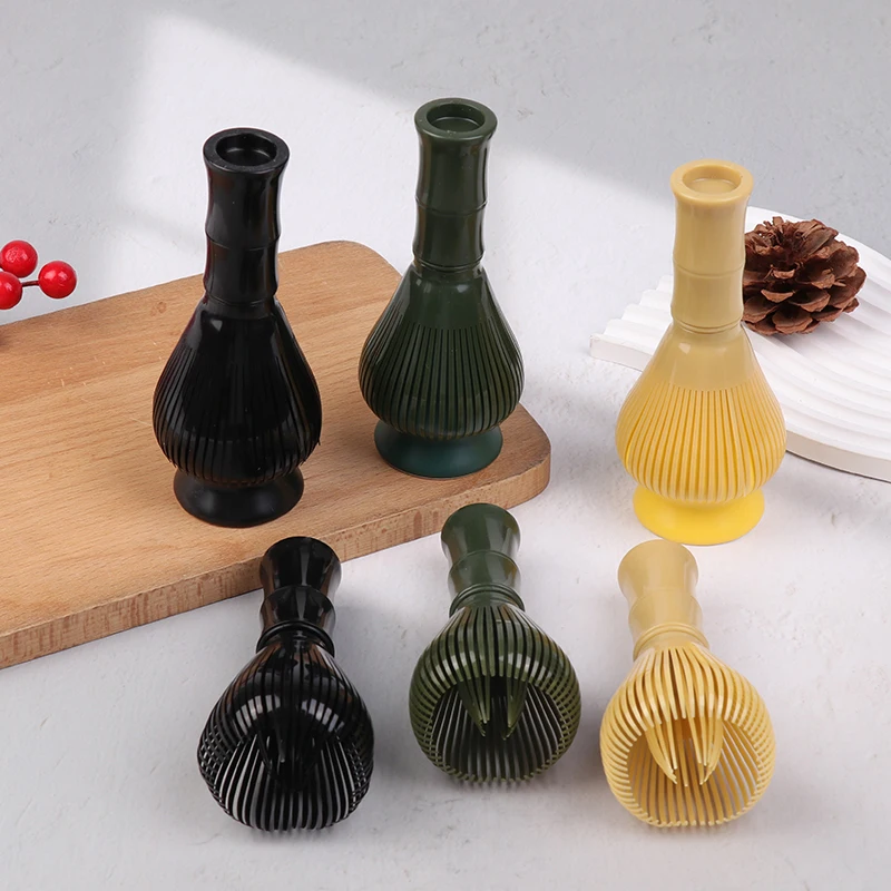 ABS Matcha Japanese Chasen Brush Tools For Matcha Green Tea Powder Reusable Powder Whisk Traditional Stirrer Teaware