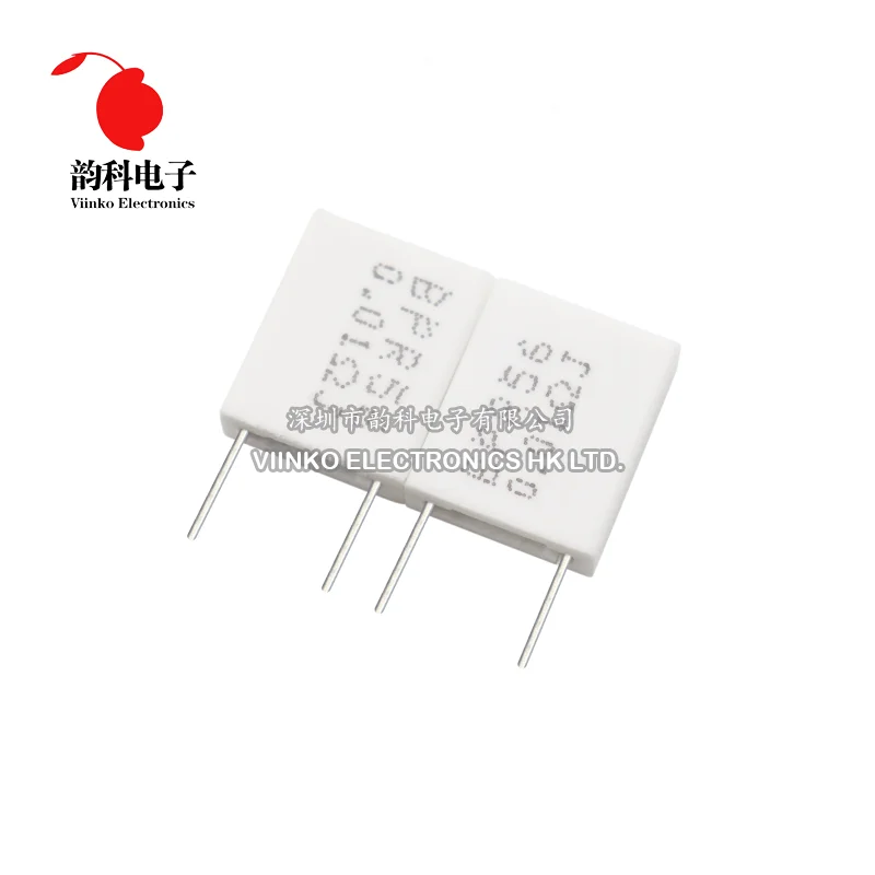 10pcs BPR56 5W 0.01 0.05 0.1 0.15 0.22 0.25 0.33 0.5 ohm Non-inductive Ceramic Cement Resistor 0.1R 0.15R 0.22R 0.25R 0.33R 0.5R cement resistor