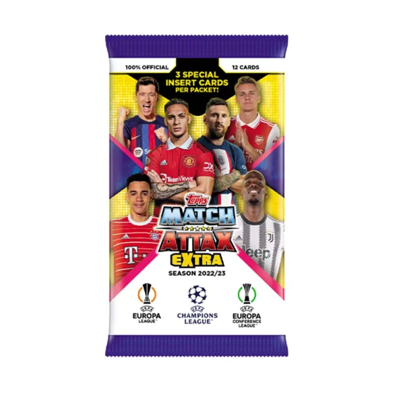 New 2023 Topps Match Attax Extra Full Box Uefa Champions League Additional  Edition Children Fans Games Collection Card Gift Toy - AliExpress