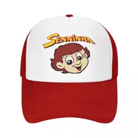Senninha Ayrton Senna Trucker Hats Men Women Fitted Hat Sun Hats Sun Hats Breathable Polyester Mesh Baseball Caps Autumn 2