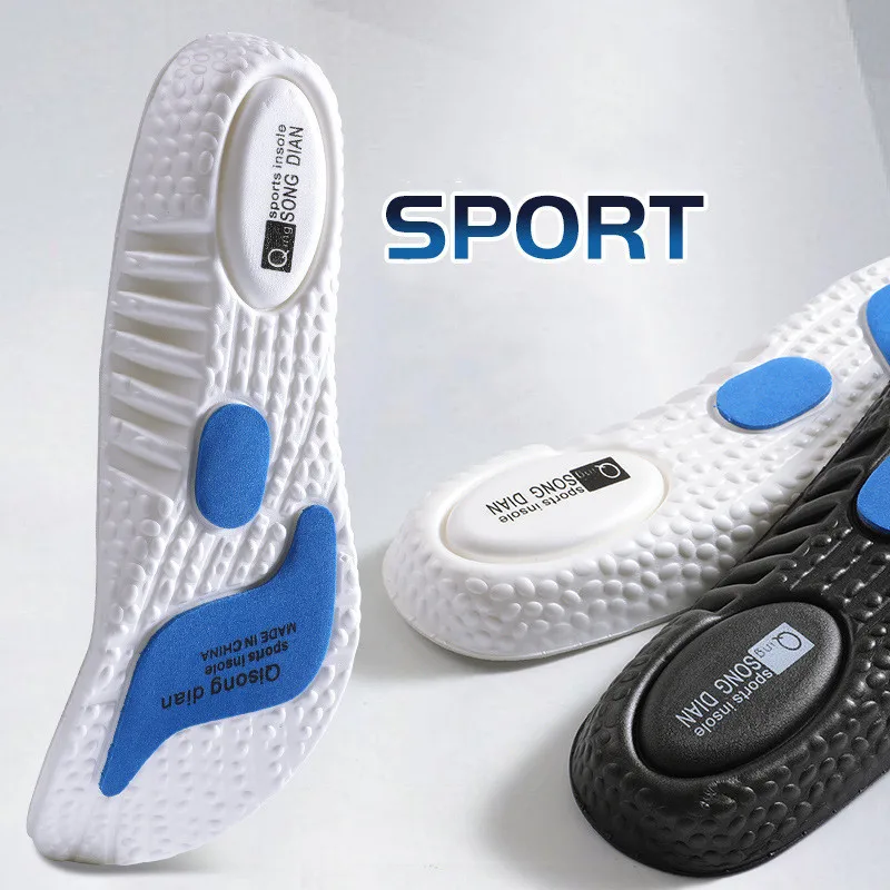 eva-男性と女性のためのスポーツインソール靴の中敷きパッド衝撃吸収通気性ブースターズーム靴のパッド