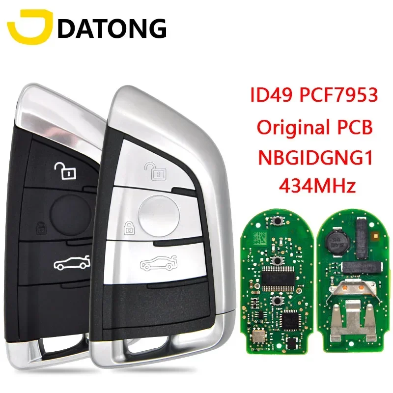

World Car Remote Control Key Datong For BMW F X5 X6 2014-2019 Original PCB ID49 PCF7953 NBGIDGNG1 315MHz 434MHz Promixity Card