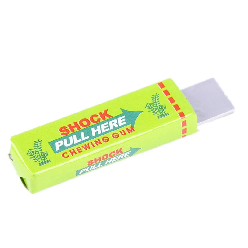 Electric Shocking Gum 3PCS Funny Prank Joke Props for Party Entertainment Realistic Surprising Chewing Gum Kids Favor prank toys joke toys
