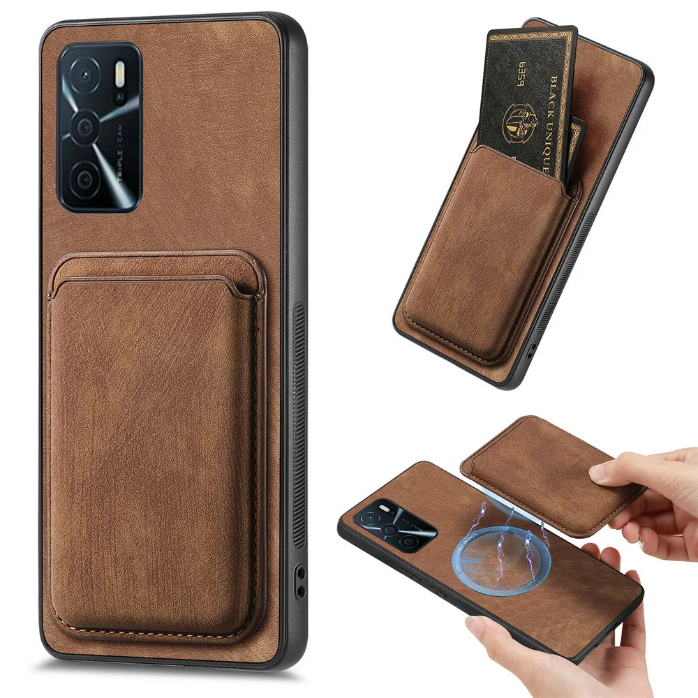 Premium 2-in-1 Removable Magsafe Leather Back Cover Case