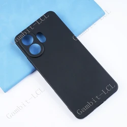 Durable Shockproof TPU Back Cover for NxtPaper 70 Pro (Black)