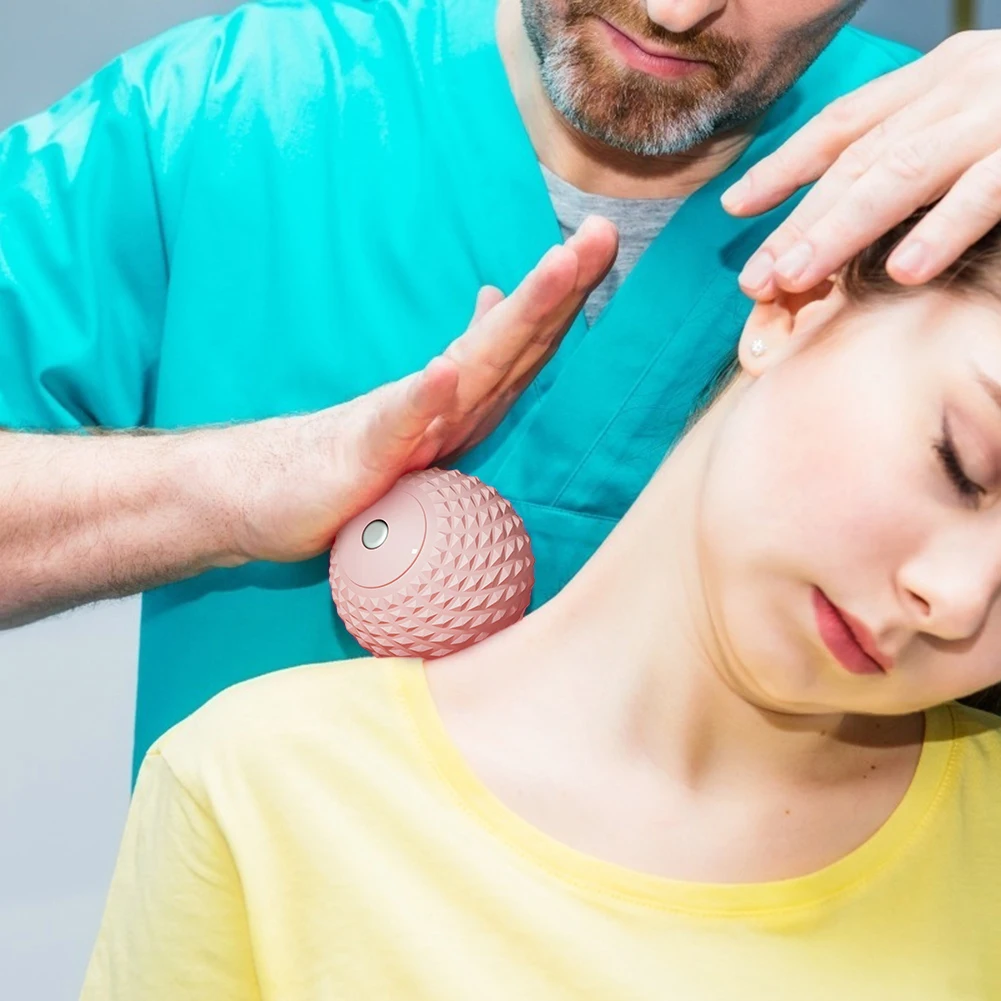 TPE Spiky Massage Roller Trigger Point Therapy Hand Hold Meridian Ball Acupoint Massage Myofascial Release for Physical Therapy