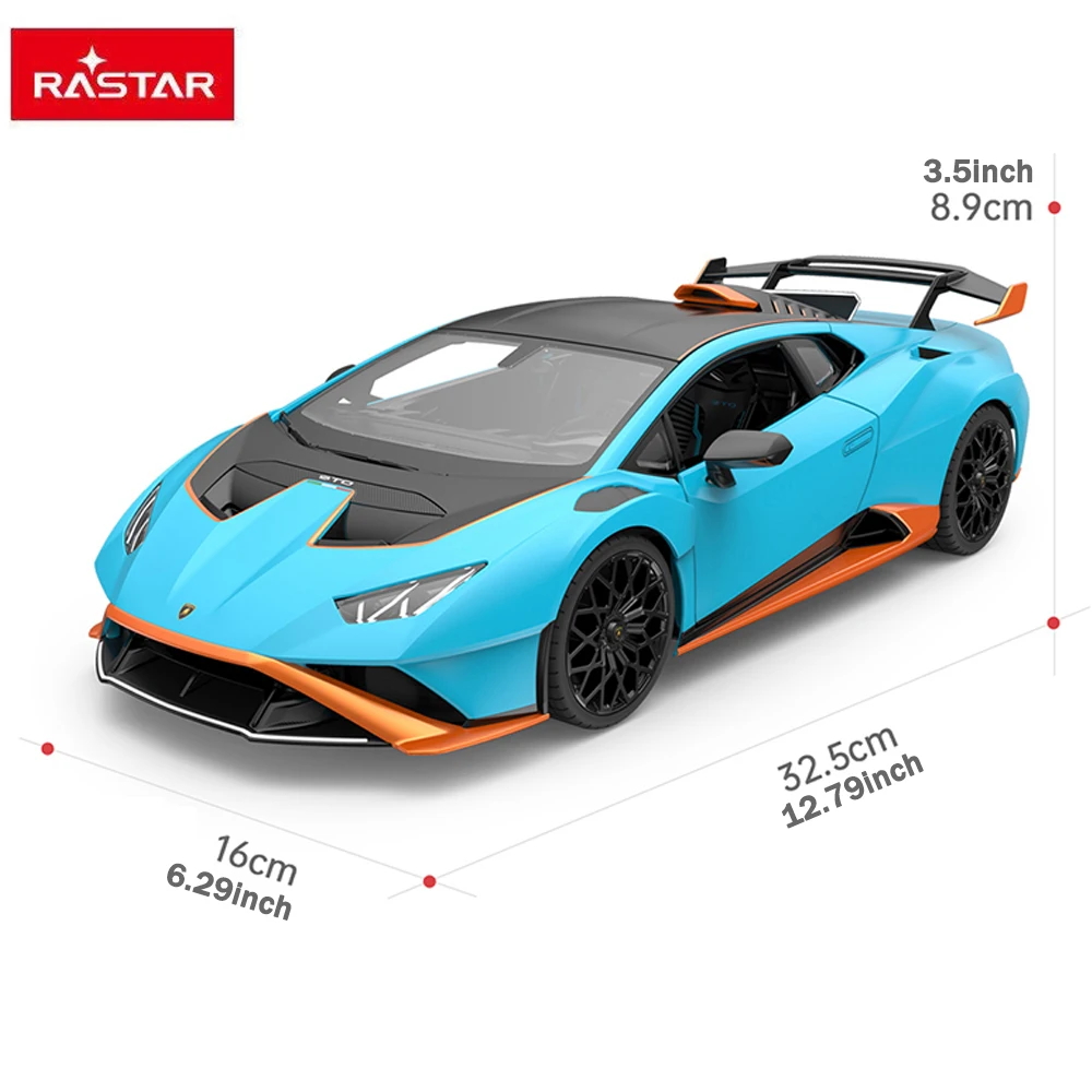 RASTAR 1:14 Lamborghini Huracan STO RC Car USB Battery APP Remote Control Car Model Toy Gift Collection For Children Adults 2