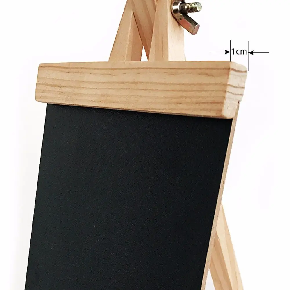 Memo Drawing Collapsible Desktop Message Writing Black Blackboard Wooden Boards Chalkboard Pine Wood Easel
